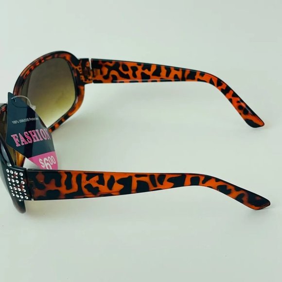 SG00723 Fashion Sunglasses For Women Wrap, 100% UVA/UVB Protection, Brown Maria, - Picture 5 of 7